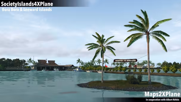 Maps2Xplane vydávají Society Islands XP – Bora Bora & Leeward Islands pro X-Plane 11