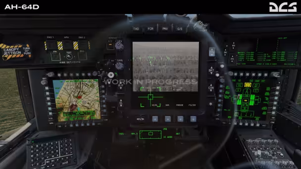 DCS: AH-64D 30mm představení 30mm řetězového kanónu
