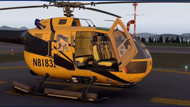 JRX Design vydávají BO 105 DBS-4 pro X-Plane