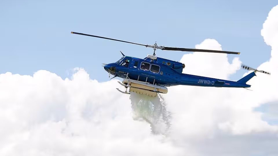 DCS SAR (Helicopters and civilian ops project) hašení požárů
