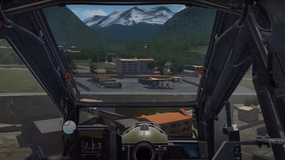 První záběry z nízkého letu na nové mapě DCS: South Atlantic