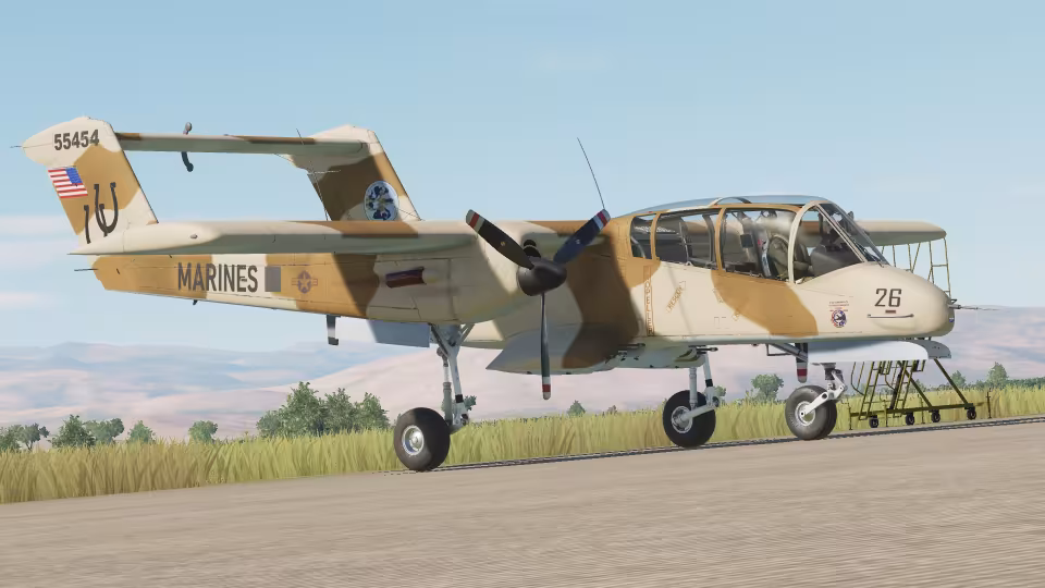 Komunitní DCS: OV-10A Bronco od Dikennek/SPLIT AIR je dostupný