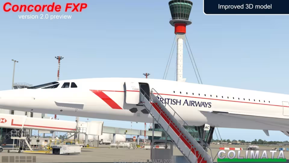 Colimata oznamuje Concorde V2 pro X-Plane