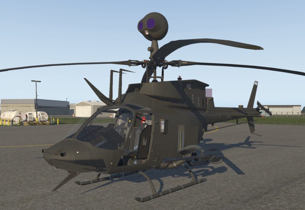 Bezplatný OH-58D Kiowa Warrior pro X-Plane
