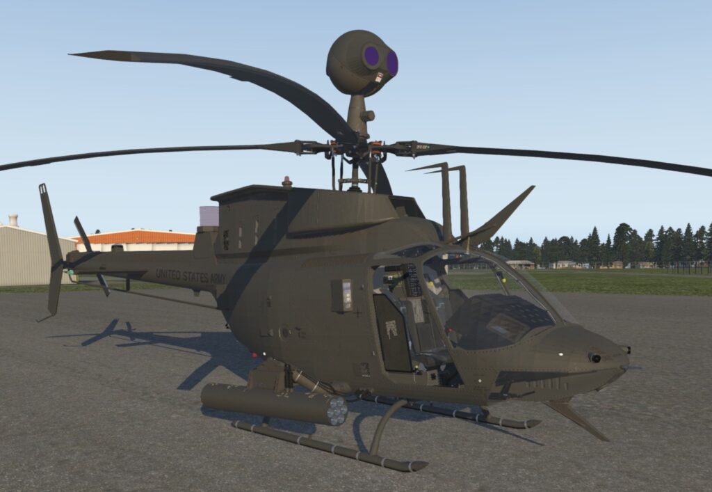 Bezplatný OH-58D Kiowa Warrior pro X-Plane