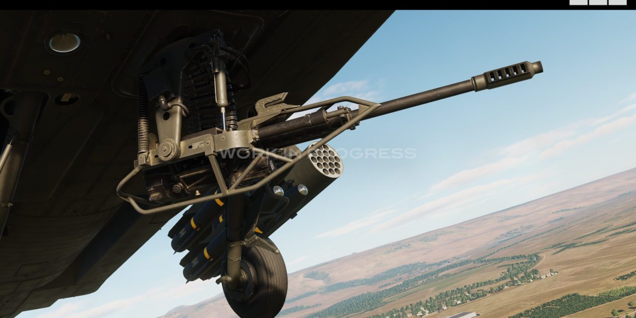 Další ukázka řetězového kanónu DCS: AH-64D