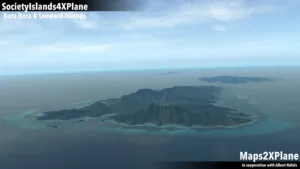 Maps2Xplane vydávají Society Islands XP – Bora Bora & Leeward Islands pro X-Plane 11 3 soi4xp lw scene rt 01