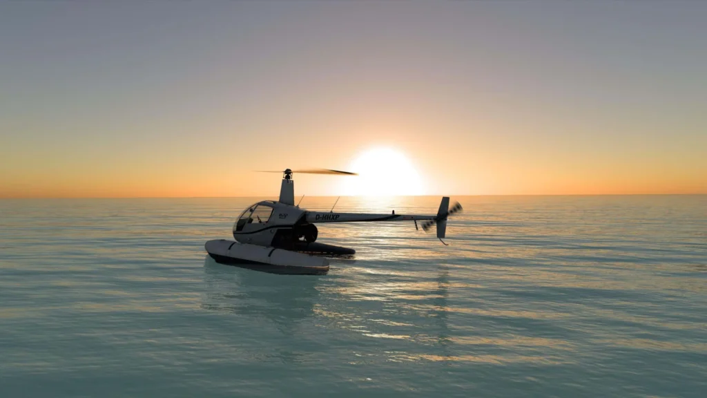 Web Helisimmer.com získal exkluzivní snímky z X-Plane 12 1 laminar reserach r22 x plane 12 03