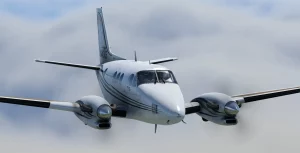 Nové detaily z X-Plane 12, defaultní letoun a letiště 1 x plane12 laminar kingair 01