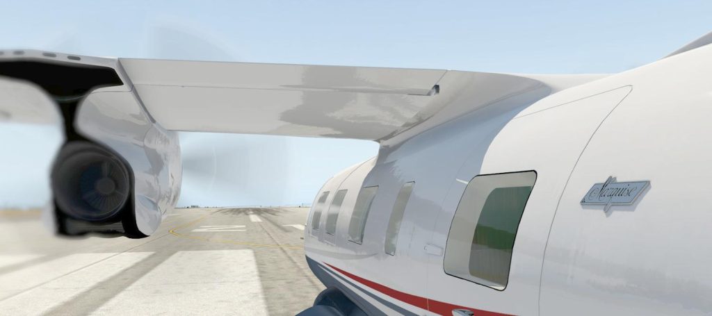TOGA Simulations Mitsubishi MU-2 pro X-Plane 2 side view.jpg.93e7c62e911b1b5c49707d2f7fe27dd1