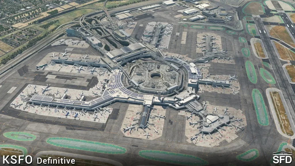 Short Final Design vydávají San Francisco International Definitive X-Plane 1 KSFO 008