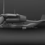 AOA Simulations představují nové záběry v podobě renderů z chystaného letounu V-22 Osprey pro X-Plane 3 V 22 004