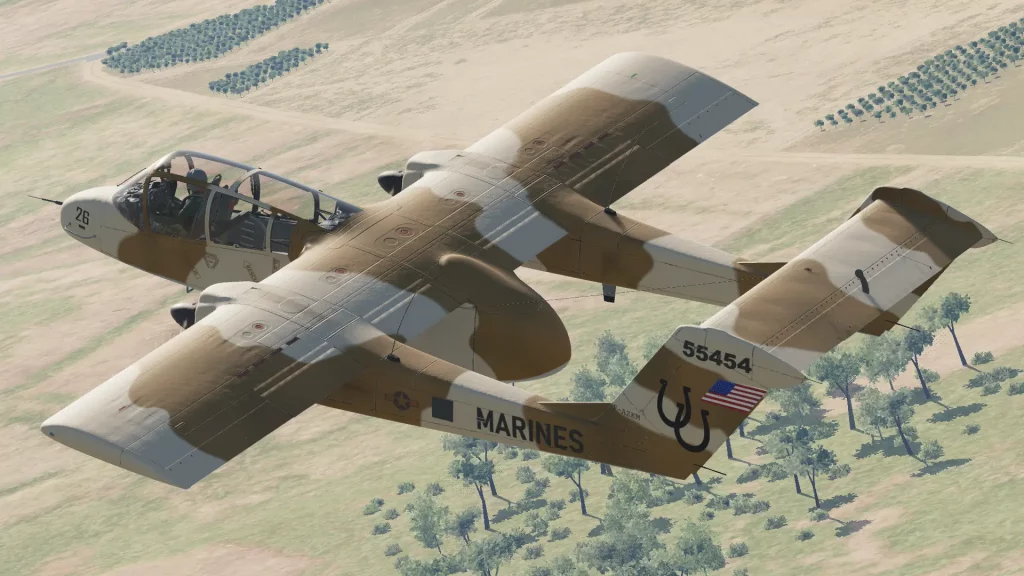 Komunitní DCS: OV-10A Bronco od Dikennek/SPLIT AIR je dostupný 27 Bronco 016