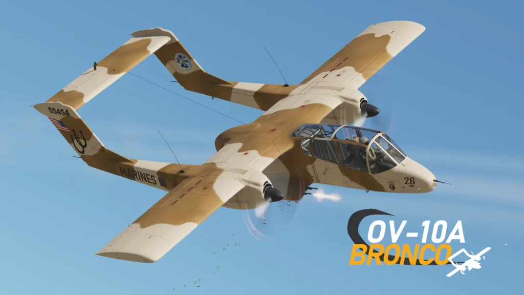 Komunitní DCS: OV-10A Bronco od Dikennek/SPLIT AIR je dostupný 1 Bronco 020