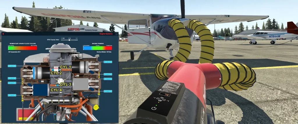 AirfoilLabs aktualizovali jejich Cessnu 172 NG pro X-Plane 12 4 C 172 010