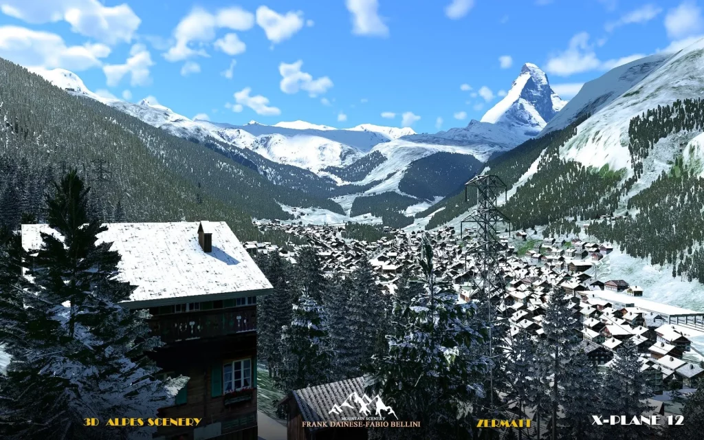 Nová scenérie Alps UHD pro X-plane 12 je nyní dostupná 3 ALPSl 001