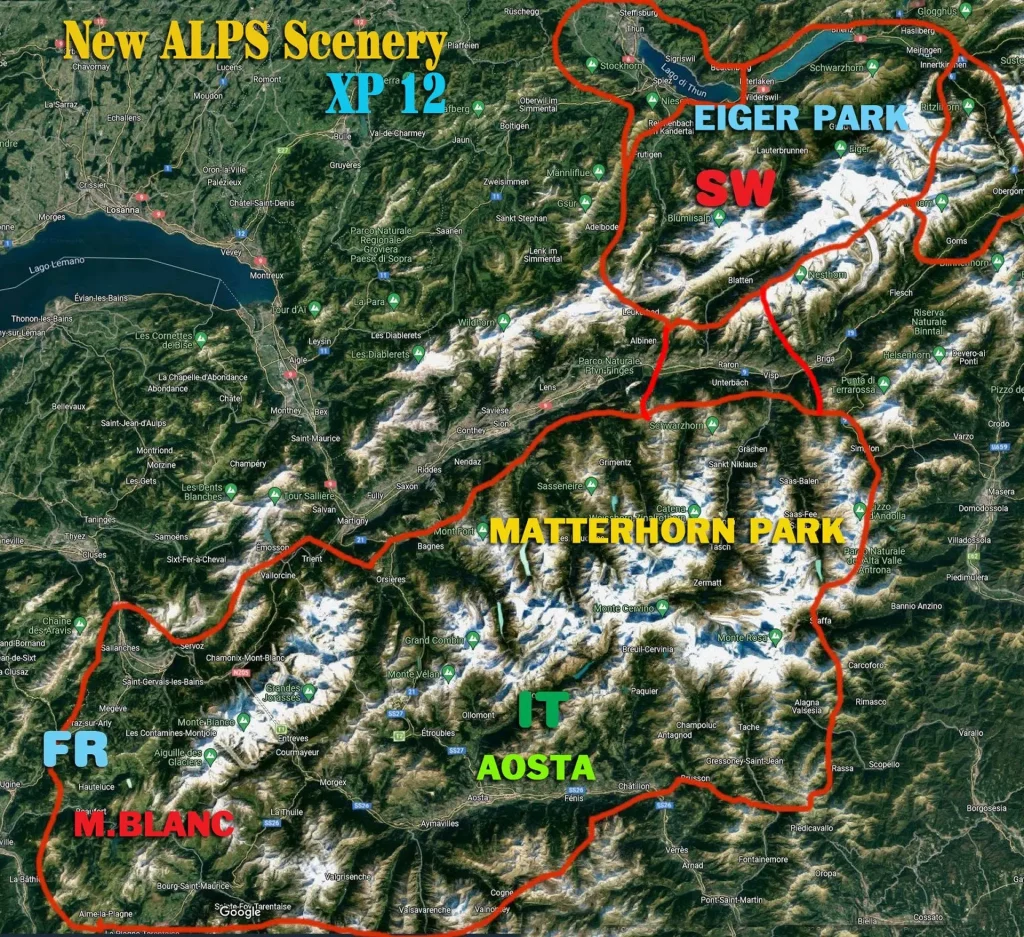 Nová scenérie Alps UHD pro X-plane 12 je nyní dostupná 4 ALPSl 020