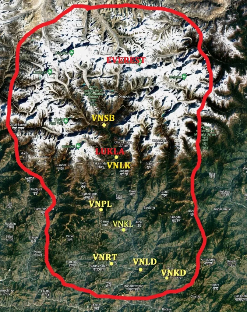Everest Park - Nepal 3D pro X-Plane 12 od Franka Dainese a Fabia Belliniho 13 MappaEV 1