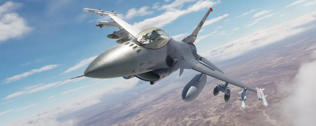 DCS World informace k předběžnému přístupu F-15E, La-7 startovací procedura a Sniper pod pro F-16 2 cropped dcs f 16c jdams tpods ready for mission