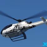 HSF vydává helikoptéru EC130 B4 pro X-Plane 12 6 EC 130 006
