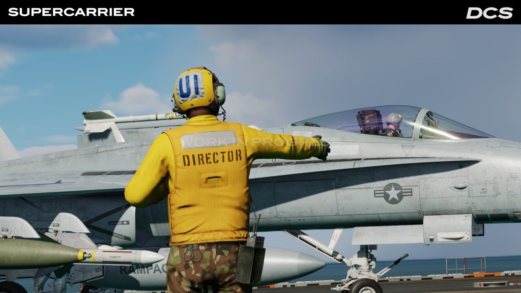 Pokrok ve vývoji v DCS: Supercarrier a F/A-18C nový model pilota 1 In Dev 08.09.2023.1