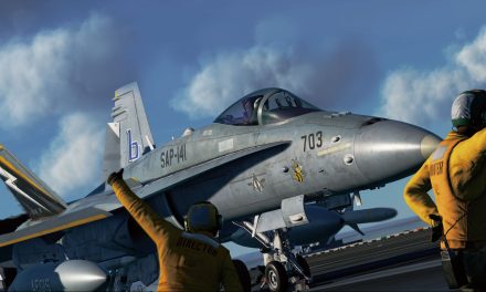 Pokrok ve vývoji v DCS: Supercarrier  a F/A-18C nový model pilota