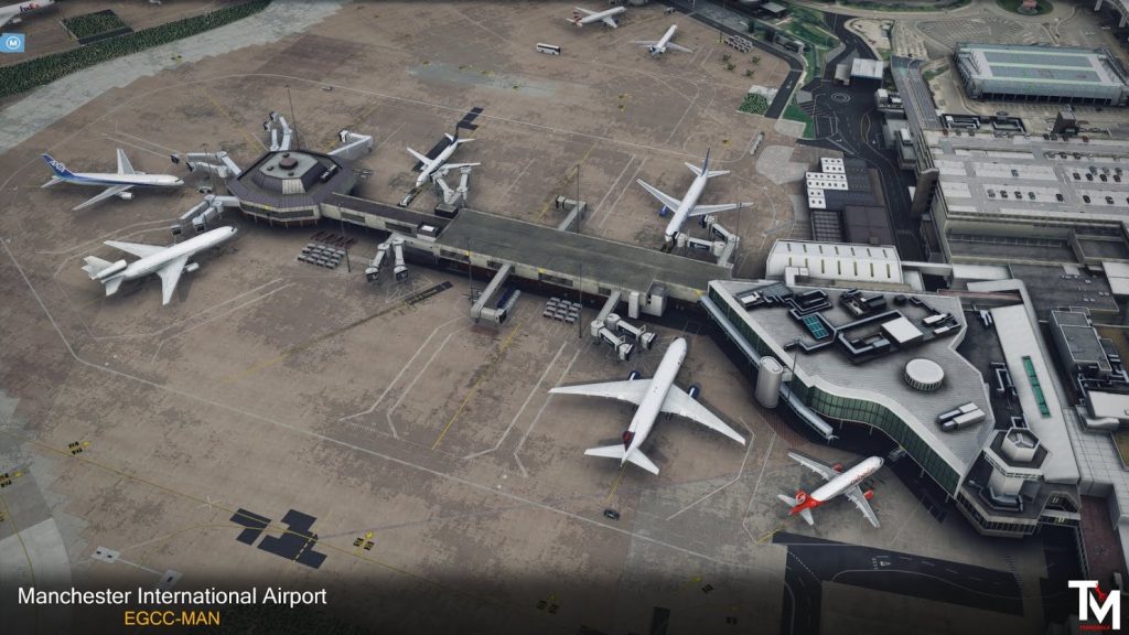 Taimodels vydávají mezinárodní letiště Manchester pro X-Plane 11 a X-Plane 12 4 X Plane Screenshot 2024.01.16 08.53.28.49