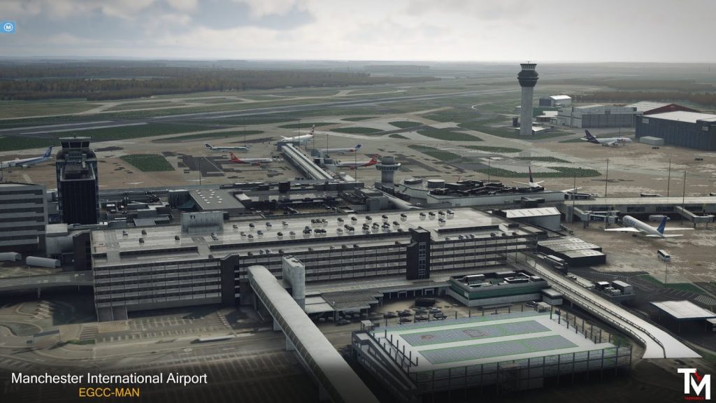 Taimodels vydávají mezinárodní letiště Manchester pro X-Plane 11 a X-Plane 12 2 X Plane Screenshot 2024.01.16 08.59.47.07