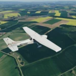 Simulators Czech vydává volně dostupnou kompletní ortofoto scenérii ČR pro X-Plane 12 6 Cessna 172SP G1000 2024 04 21 14.37.32