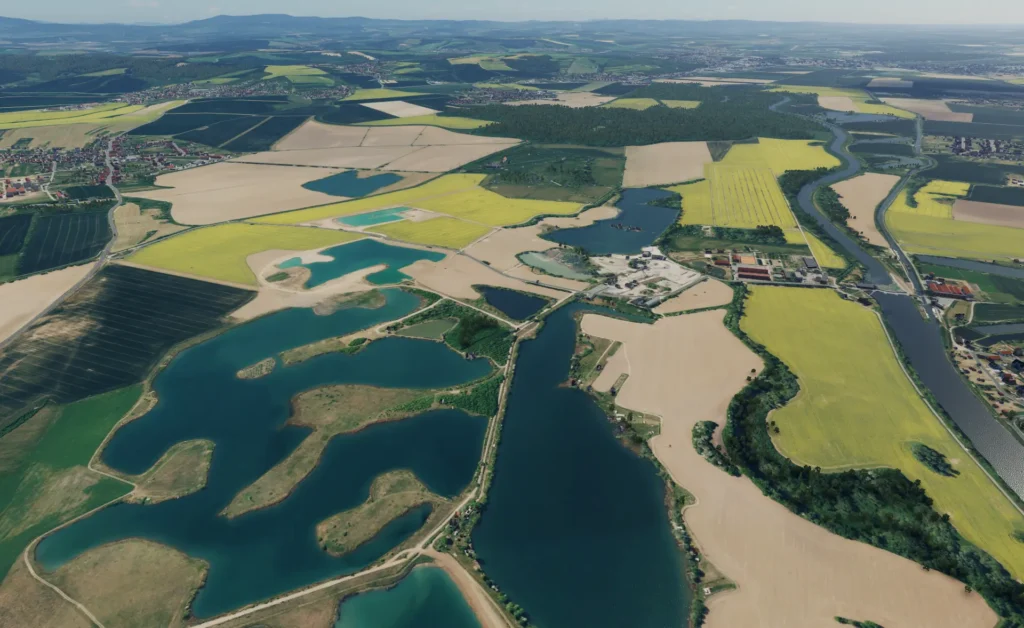 Simulators Czech vydává volně dostupnou kompletní ortofoto scenérii ČR pro X-Plane 12 4 Cessna 172SP G1000 2024 04 21 15.27.45