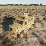 Poslední aktualizace DCS World v roce 2024 přinesla nové modely AI techniky 4 MRAP MaxxPro